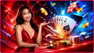 Hình ảnh minh họa cách tính điểm trong Xì Dách online với lá bài Át và K