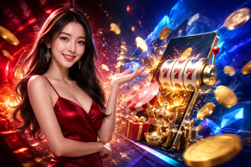 Hình ảnh minh họa Slot SV388 với đa dạng trò chơi và đồ họa sống động, thu hút người chơi