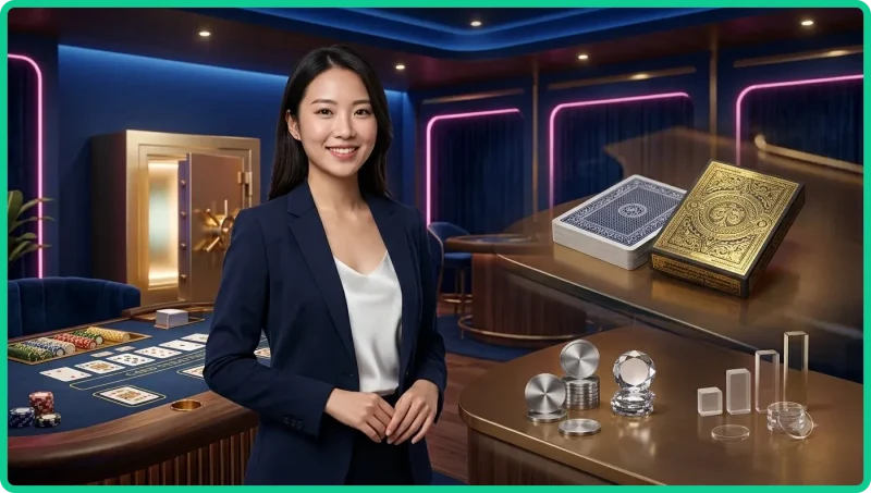 Minh họa các trò chơi bài và bàn truyền thống được phát triển thành định dạng trực tuyến cao cấp