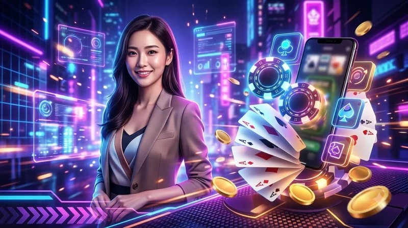 Minh họa nhóm game bài có luật dễ tiếp cận và ván nhanh